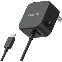 Amazon | エレコム スマホ用AC充電器/CUBE/1A/microB/1.5m/ブラック
